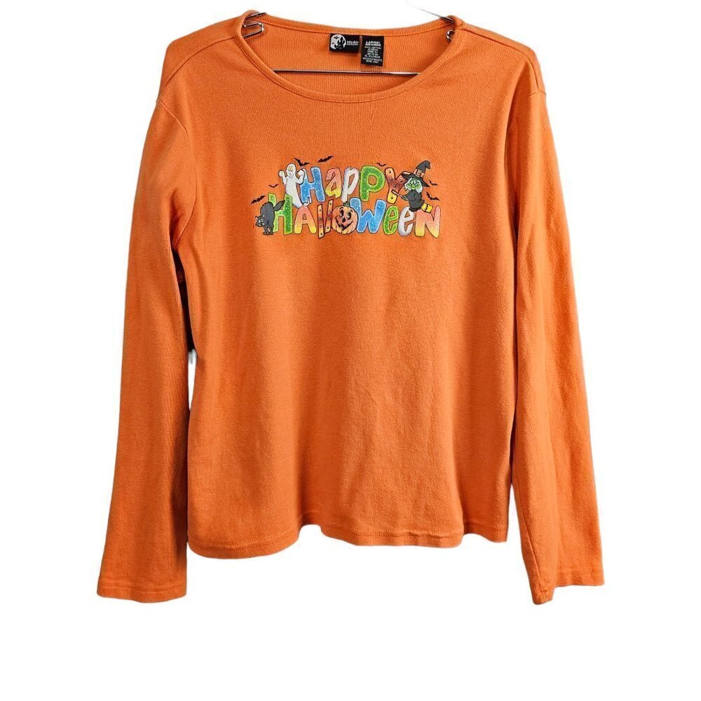 🚨019 Holiday Editions Long Sleeve Crew Neck Halloween T-Shirt